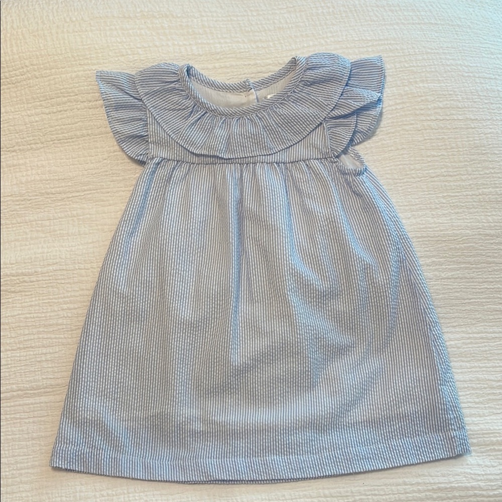 Cecil and Lou Seersucker Dress